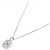 Autre Marque PT900 PT850 Diamond Necklace Silvery - view 2