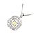 Autre Marque PT900 PT850 Diamond Necklace Silvery - view 4