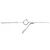 Autre Marque PT900 PT850 Diamond Necklace Silvery - view 5