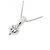 Autre Marque PT900 PT850 Diamant-Halskette Silber - Ansicht 3