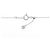 Autre Marque Diamant-Halskette Pt900/Pt850 Silber - Ansicht 5
