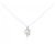 Autre Marque PT950 PT850 Platin-Diamant-Halskette Silber