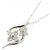 Autre Marque PT950 PT850 Platin-Diamant-Halskette Silber - Ansicht 3