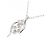 Autre Marque PT950 PT850 Platin-Diamant-Halskette Silber - Ansicht 4