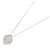 Autre Marque PT900 PT850 Diamant-Halskette Silber - Ansicht 2