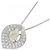 Autre Marque PT900 PT850 Diamant-Halskette Silber - Ansicht 3