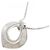 Autre Marque PT900 PT850 Diamant-Halskette Silber - Ansicht 4