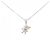 Autre Marque Collana in diamante Angel Heart Pt900 K18PG Pt850 Argento