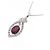 Autre Marque Collana in rubino e diamanti Pt900 Pt850 Rosso - vista 3