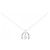 Autre Marque Collana in diamante in oro bianco Au750 Argento