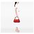Borsa Senda in nubuck rosso LOEWE - vista 7