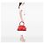 Borsa My Dior Frame grande in pelle di vitello rossa - vista 7