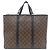 Wochenendtasche GM Monogram Macassar Louis Vuitton Braun Schwarz - Ansicht 2