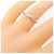Timeless Chanel Platinum Camellia Band Ring - view 4