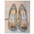Jimmy Choo Sandali Aperti Moon Glitter Argentati Pelle 35.5 IT Argento - vista 2