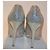 Jimmy Choo Sandali Aperti Moon Glitter Argentati Pelle 35.5 IT Argento - vista 3