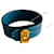 Bracelet Hermès Kelly Swift Cuir Bleu  - vue 1