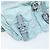 PRADA Rucksack aus Nylon hellblau Silber Auth BA9058 - Ansicht 27