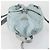 PRADA Rucksack aus Nylon hellblau Silber Auth BA9058 - Ansicht 6