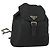 Zaino PRADA in nylon nero e oro Auth ka1273 D'oro