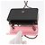 Borsa da sera a catena CHANEL Borsa a spalla plexi Nero Rosa CC Auth bs31743SM - vista 9