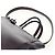 FENDI 2 JOURS Handtasche Leder 2-in-1 Lila Silber Authentisch 157911 - Ansicht 10