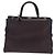 FENDI 2 JOURS Handtasche Leder 2-in-1 Lila Silber Authentisch 157911 - Ansicht 13