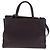 FENDI 2 JOURS Handtasche Leder 2-in-1 Lila Silber Authentisch 157911 - Ansicht 2