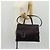 FENDI 2 JOURS Handtasche Leder 2-in-1 Lila Silber Authentisch 157911 - Ansicht 27