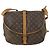 LOUIS VUITTON Borsa a Spalla Monogram Saumur 35 M42254 LV Auth ka1233 Monogramma - vista 2