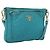 Borsa a Spalla PRADA Nylon Azzurro Chiaro Oro Auth 159589 D'oro Blu chiaro