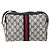 Gucci GG Supreme Sherry Line Schultertasche PVC Marine Gold 75 02 004 Auth 159729 Rot Golden Marineblau - Ansicht 2