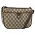 Borsa Sherry Line GG Supreme Web di GUCCI in PVC beige e oro 89 02 077 Auth 159285 D'oro