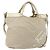 Borsa a mano Salvatore Ferragamo in nylon 2 in 1 beige oro Auth BA9246 D'oro