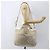 Borsa a mano Salvatore Ferragamo in nylon 2 in 1 beige oro Auth BA9246 D'oro - vista 23