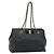 Borsa a Spalla Chain Vala in Pelle Nera e Oro Auth 159349 di Salvatore Ferragamo Nero D'oro
