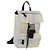 FENDI Zucca Canvas Schultertasche aus Nylon in Weiß Silber authentisch am10182V