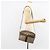 Borsa Gucci GG Supreme Web Sherry Line in PVC beige e oro 24 02 005 Auth ka1276 - vista 24
