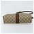 Borsa Gucci GG Supreme Web Sherry Line in PVC beige e oro 24 02 005 Auth ka1276 - vista 5