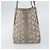 Jimmy Choo Sasha S Tote Bag Leather Silver Gold Auth BA9385 Silvery Golden - view 4