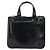 Bolsa de Mão GUCCI Esmalte 2 vias Preto Prata 000 1013 0504 Auth ep12477 - vista 2