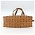 Borsa Tote MCM Logogram Vicetos PVC Marrone Oro Auth BA9359 D'oro - vista 5
