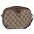 Borsa Sherry Line GG Supreme Web di GUCCI in PVC beige e oro 156 02 066 Auth BA9285 D'oro