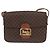 Céline Borsa in tela Macadam Celine con motivo carrozza in pelle PVC marrone e oro Auth 159345 D'oro - vista 13