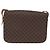Céline Borsa in tela Macadam Celine con motivo carrozza in pelle PVC marrone e oro Auth 159345 D'oro - vista 2