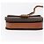 Céline Borsa in tela Macadam Celine con motivo carrozza in pelle PVC marrone e oro Auth 159345 D'oro - vista 5