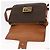 Céline Borsa in tela Macadam Celine con motivo carrozza in pelle PVC marrone e oro Auth 159345 D'oro - vista 9
