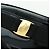 Borsa a spalla Salvatore Ferragamo in pelle verniciata nera e oro Auth ka1226 Nero D'oro - vista 19