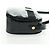 Borsa a spalla Salvatore Ferragamo in pelle verniciata nera e oro Auth ka1226 Nero D'oro - vista 5