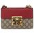 Gucci Borsa a Spalla GG Supreme Chain in PVC Beige Oro 409487 Auth gh1509 D'oro - vista 13